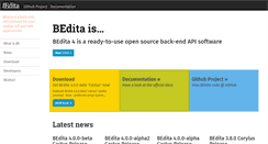 Desktop Screenshot of bedita.com