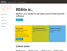 Tablet Screenshot of bedita.com